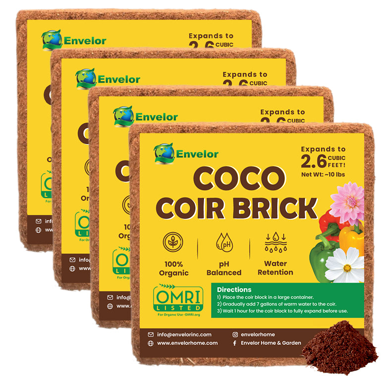 Coir Growing Medium Coco Coir Potting Soil 10-lb Block