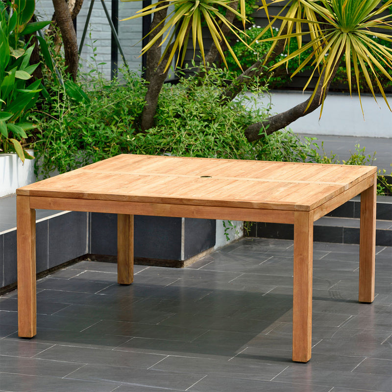Boynton 9 Piece Teak Square Patio Dining Set