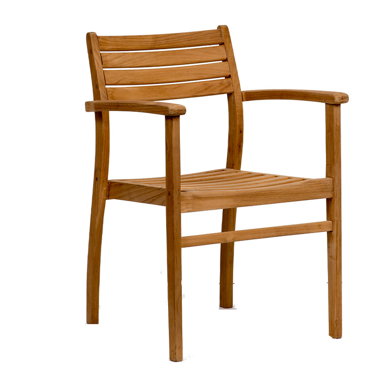 Coventry Wooden Armchair 2 Piece Stackable Armchair Set