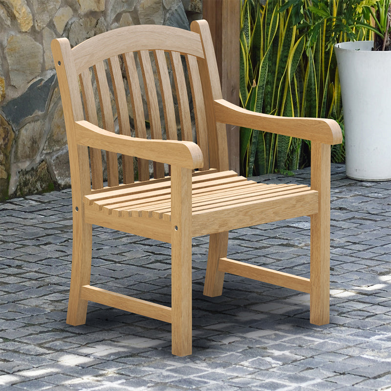 Geneve 5 Piece Teak Patio Dining Set