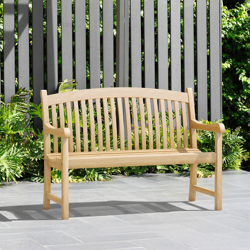Newcastle Teak Wooden Patio Seating Bench