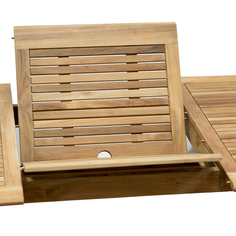 Newcastle 9 Piece Teak Extendable Patio Dining Set