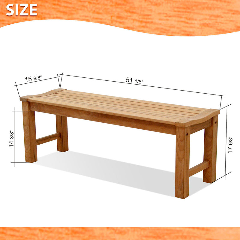 Rinjani 3 Piece Teak Dining Set