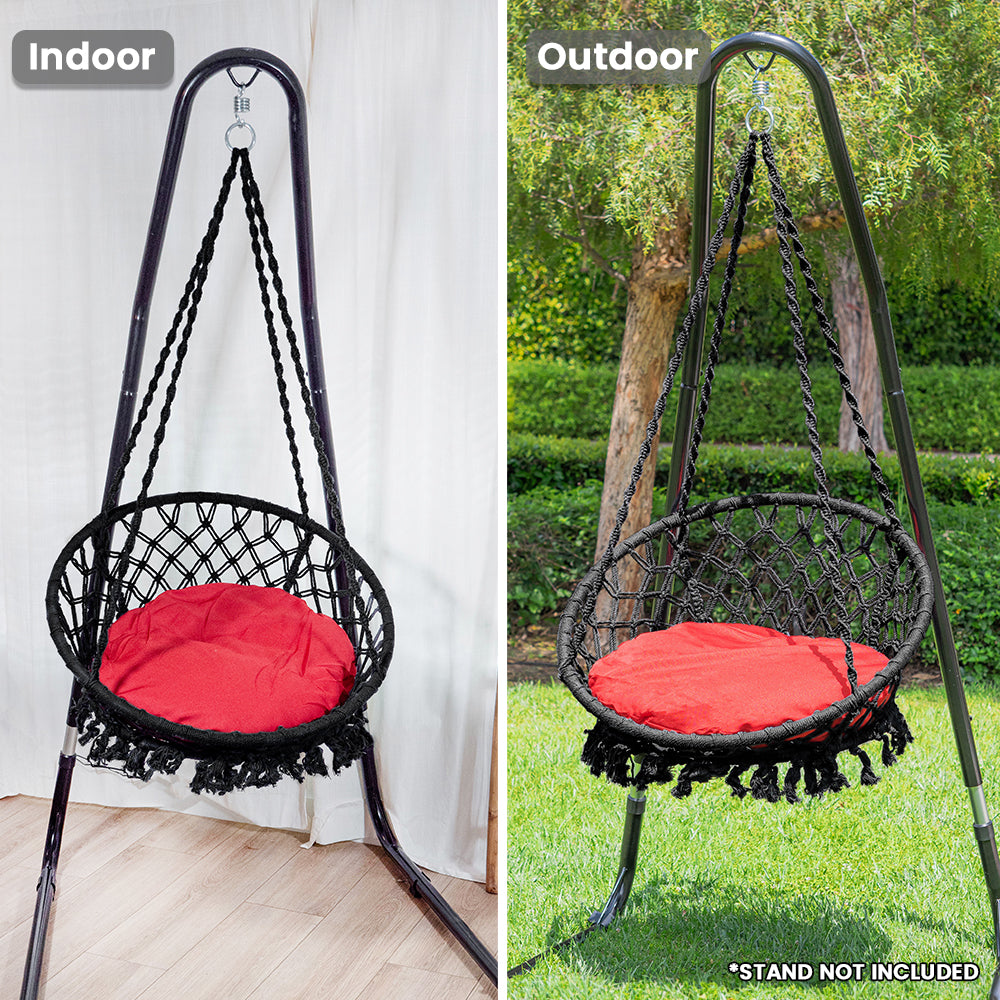 Swinging trampoline online chair