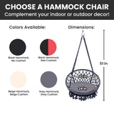 Bahia Macrame Hammock Swing Chair