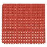 Interlocking Link Rubber Floor Mat - Select Size: 1 Pack, 4 Pack