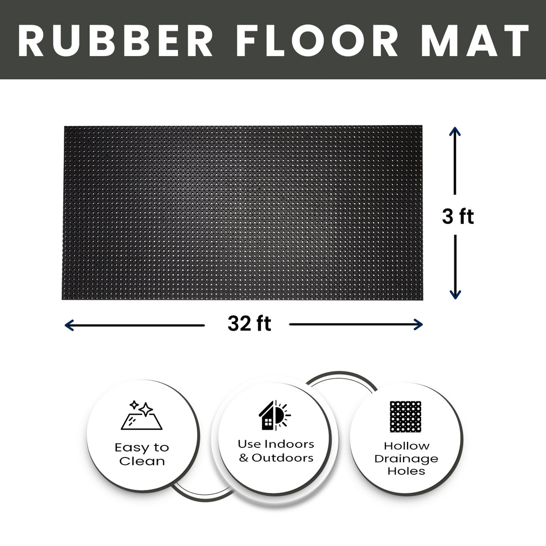 Octoflow Drainage Rubber Floor Runner Mat