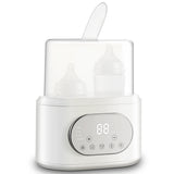Bottle Warmer, 10-in-1 Fast Baby Bottle Warmer for Breastmilk & Formula, Double Milk Warmer with Timer, Accurate Temp Control,