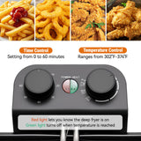 High Capacity 5L 2-Basket Electric Stainless Steel Non-Stick Commercial Household Outdoor Deep Fryer Time Control Fast Heating