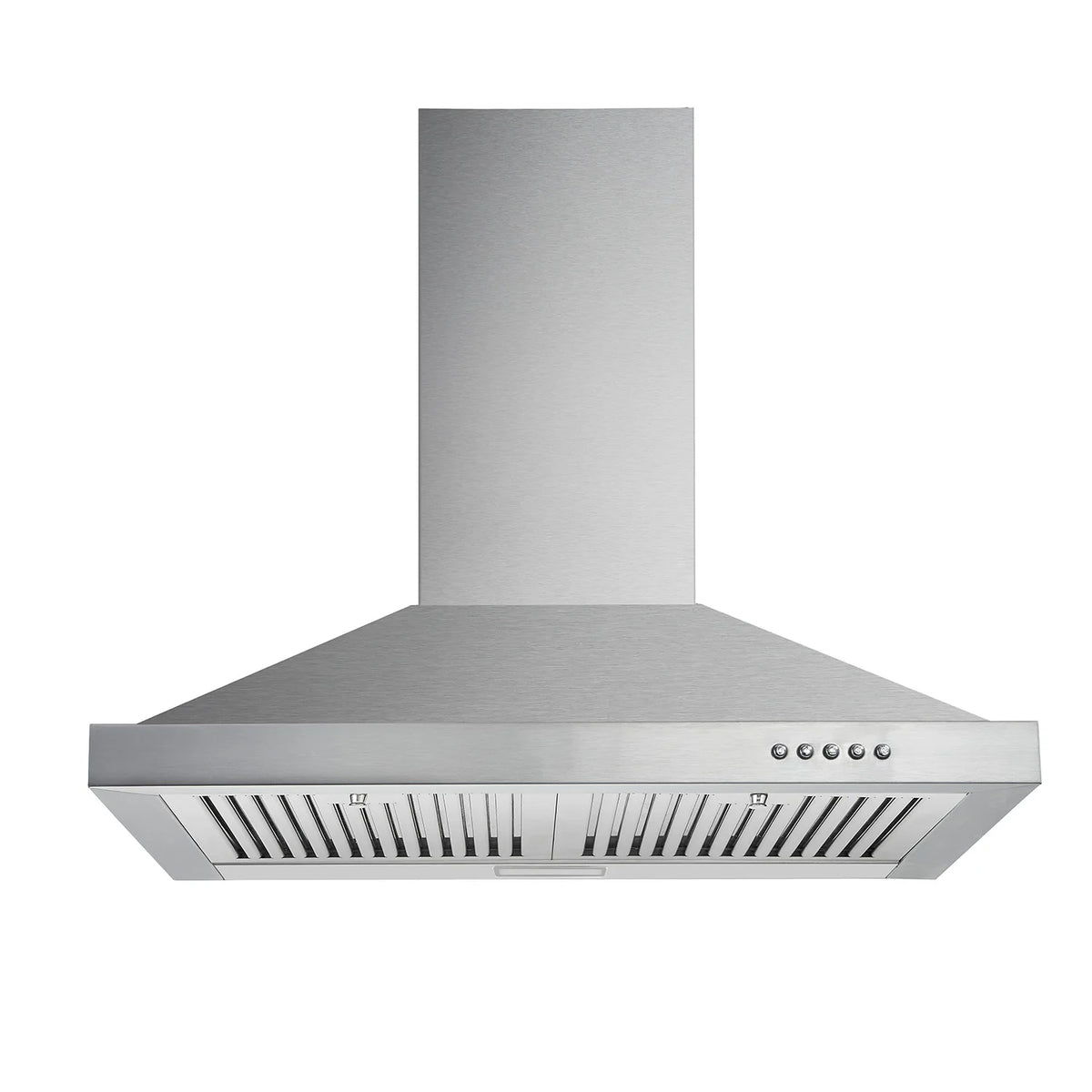 Range Hood, Range Hoods 30 Inch Stainless Steel, 450 CFM Kitchen Hood with LED Light Baffle Filters, 3 Speed Exhaust Fan