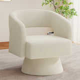 Swivel Barrel Accent Chair Oversized Velvet Upholstered Handmade Modern Luxury 360 Degree Living Room Bedroom Vanity Home Office