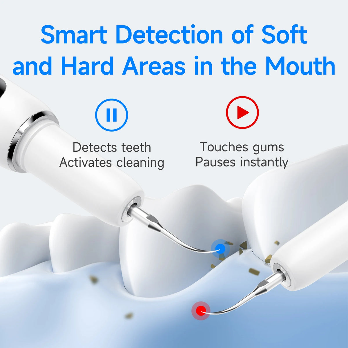 T6 Ultrasonic Tooth Cleaner - Smart Dental Plaque Remover for Effective Oral Hygiene - view 5