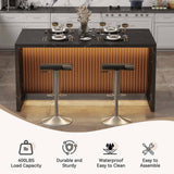 Large Modern Rectangle Solid Wood Extendable Dining Table for Hotel Use Eco-Friendly & Durable Seats Over 10