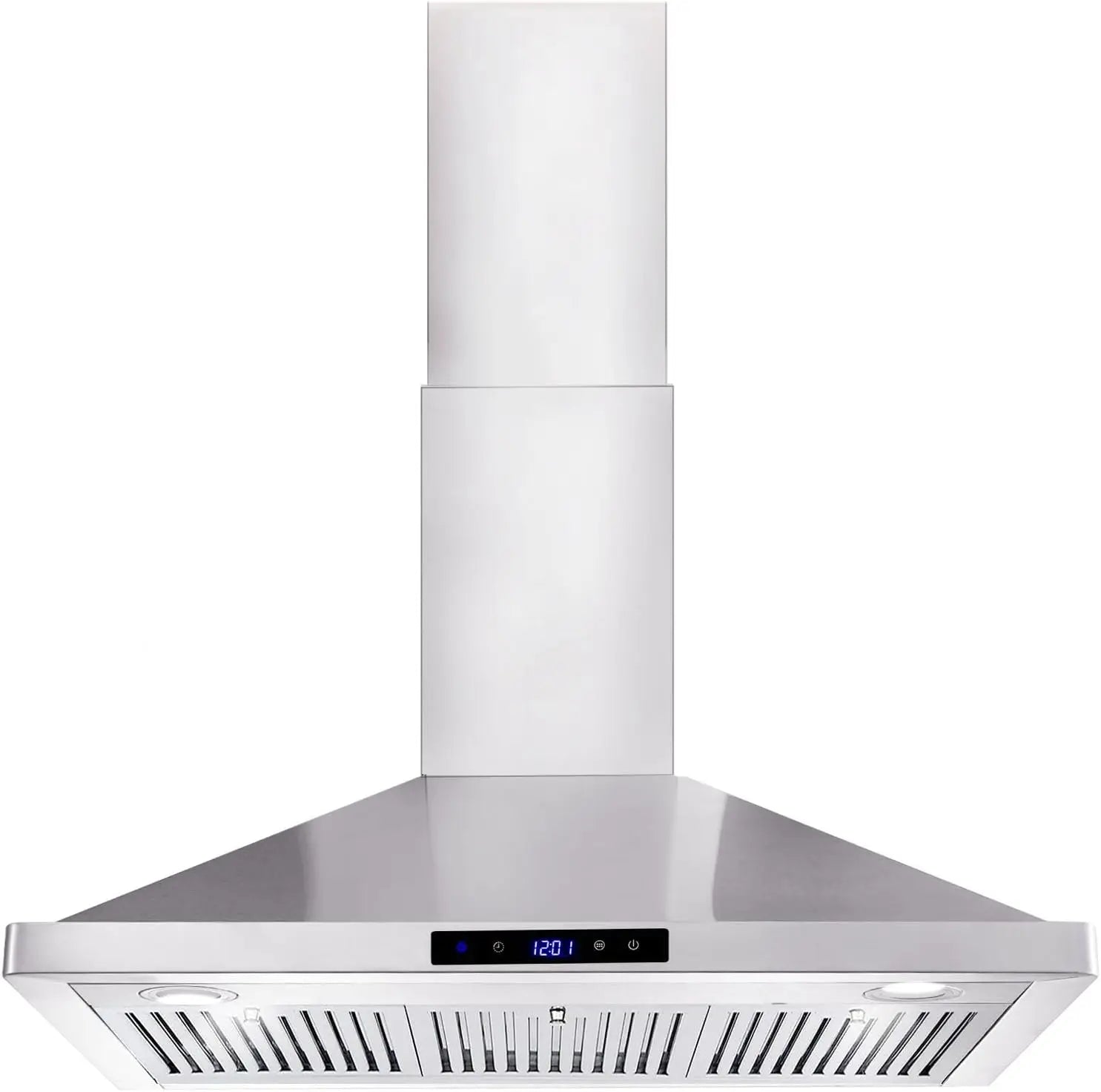 Range Hood 36 Inch Wall Mount Kitchen Hood 700 CFM with Ducted/Ductless Convertible Duct, Touch Control, Perma