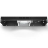 Range Hood 36 Inch Under Cabinet, Stainless Steel Kitchen Vent Hood 280CFM, Built-in Kitchen Stove Hood  Button Control