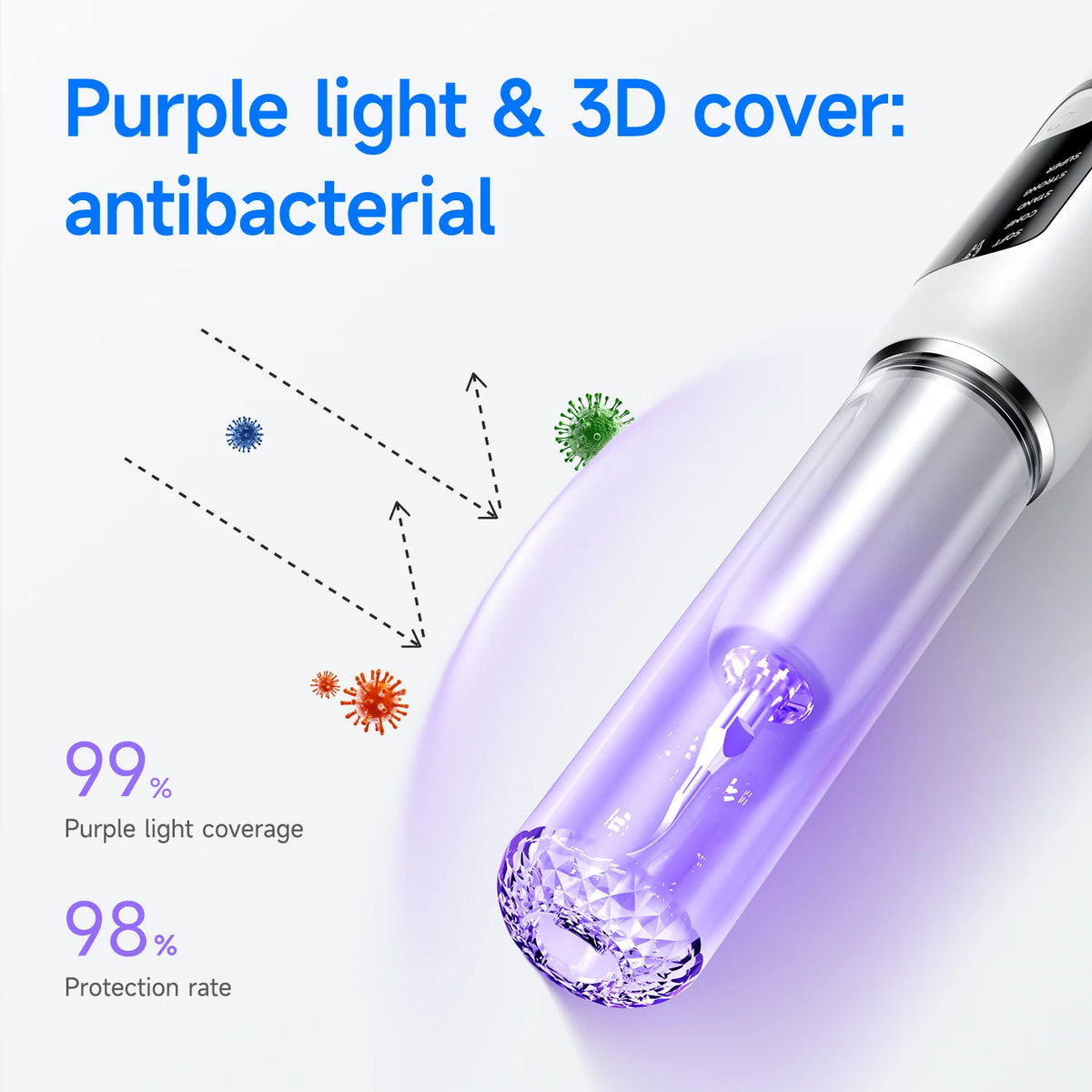T6 Ultrasonic Tooth Cleaner - Smart Dental Plaque Remover for Effective Oral Hygiene - view 6