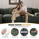 Modern L-Shaped Modular Sofa Bed with Chenille Cover Sponge-Filled Convertible Design Durable Eco-Friendly for Hotel Use