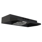 Range Hood 30 Inch Under Cabinet, Stainless Steel Kitchen Vent Hood 280CFM, Built-in Kitchen Stove Hood W/Rocker Button Control