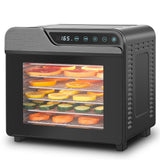 Food Dehydrator, 8-Tray Stainless Steel Jerky Dehydrator, 625W Food Dryer with Adjustable Timer & Temperature,