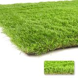 Premium 35mm Odorless Artificial Grass Rug Easy to Cut & Clean Faux Lawn Turf for Garden Balcony Backyard & Indoor Playground