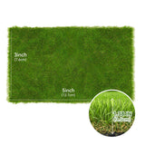 Premium 35mm Odorless Artificial Grass Rug Easy to Cut & Clean Faux Lawn Turf for Garden Balcony Backyard & Indoor Playground