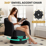 Swivel Barrel Accent Chair Oversized Velvet Modern Luxury Waterproof Eco-Friendly Living Room Vanity Bedroom Apartment Dining