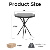 3-Piece Outdoor Patio Furniture Conversation Set
