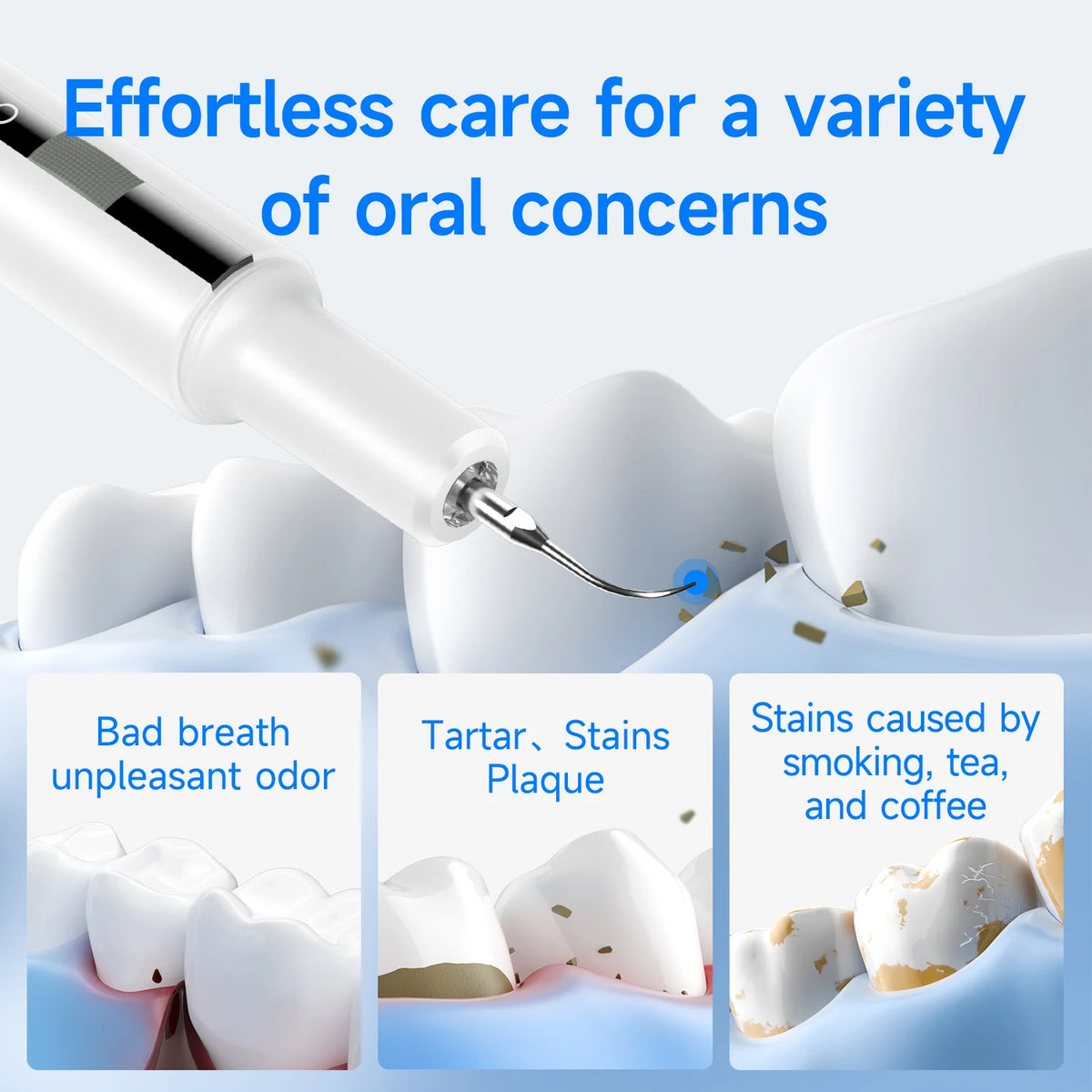 T7 Ultrasonic Tooth Cleaner - Advanced Plaque & Tartar Removal