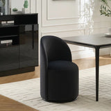 Modern Velvet Kitchen Swivel Accent Chair Luxury Barrel Chair for Living Room Dining Room Elegant Upholstered Leisure Chair