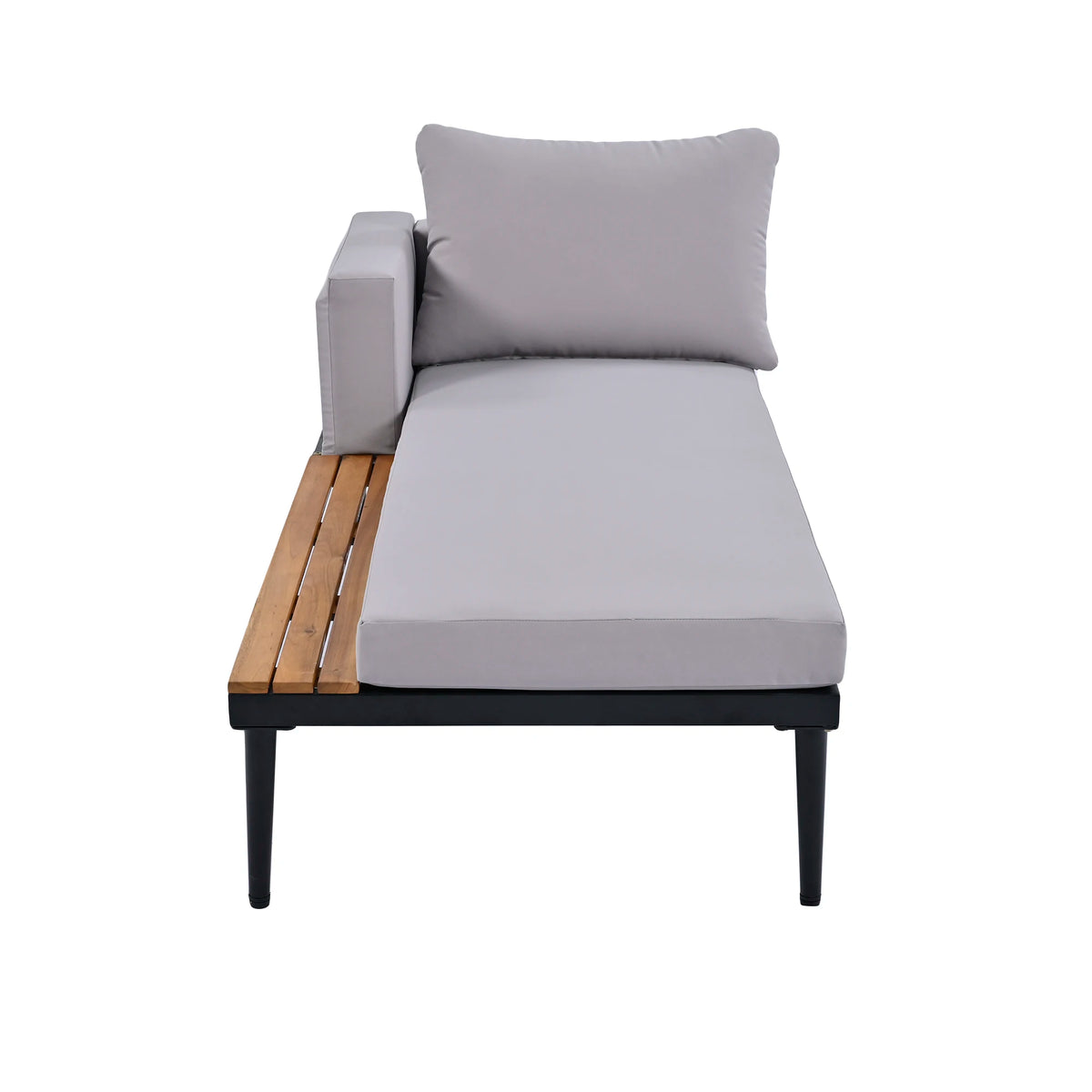 Outdoor Patio Chaise Lounger for 2 Person