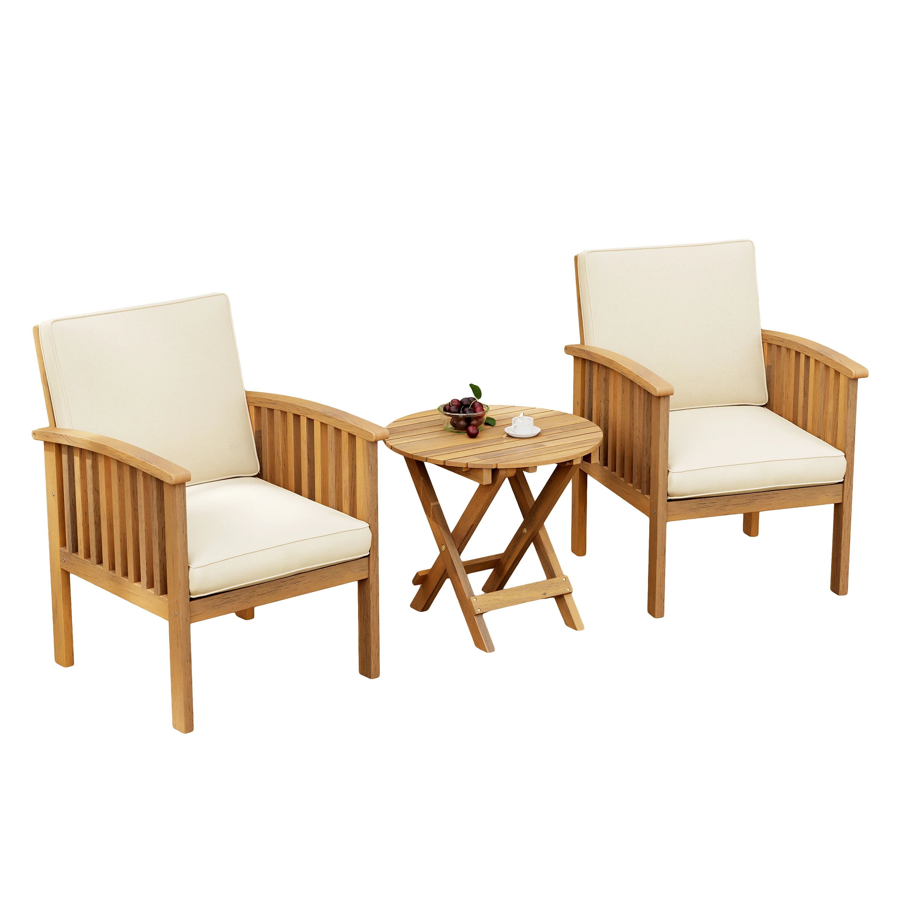 Acacia Wood Patio Conversation Sets