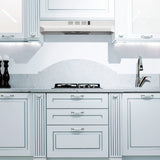 SNDOAS 30 Inch Under Cabinet Range Hood Stainless Steel Vent Hood with LED Light,Under Cabinet Hood with 2 Speed Exhaust Fan