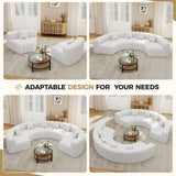 Luxurious Velvet Square Extendable Convertible Sofa Non-Assembly Ergonomic Back Support Sponge Apartment Mall Hotel Living Room