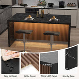 Large Modern Rectangle Solid Wood Extendable Dining Table for Hotel Use Eco-Friendly & Durable Seats Over 10