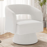 Swivel Barrel Accent Chair Oversized Velvet Upholstered Handmade Modern Luxury 360 Degree Living Room Bedroom Vanity Home Office