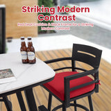 5 Pieces Aluminum Outdoor Patio Bar Set