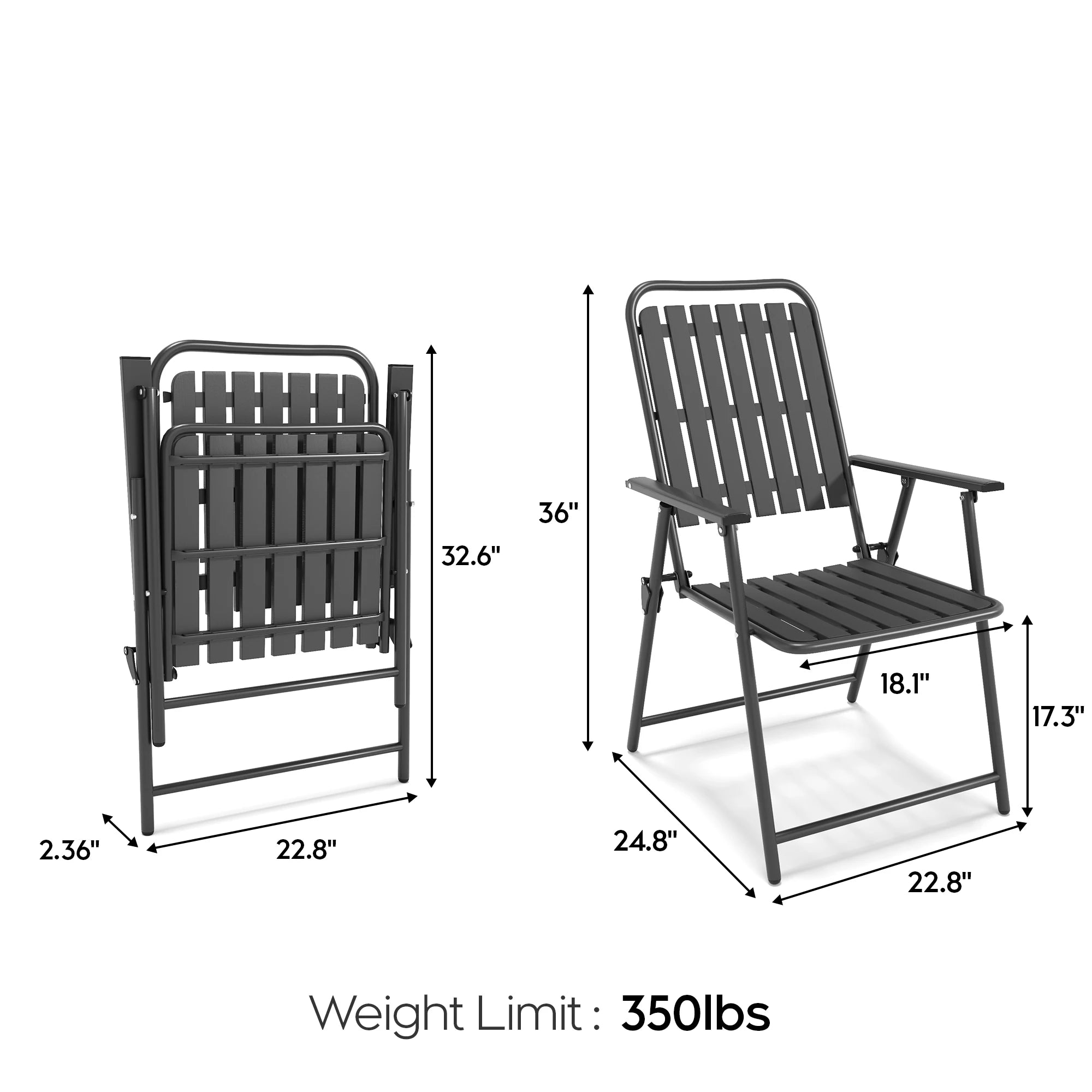 3-Piece Outdoor Patio Furniture Conversation Set