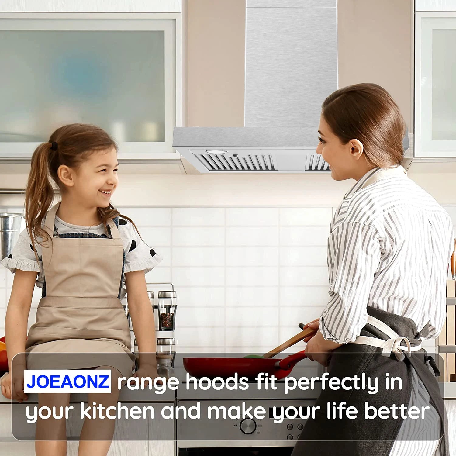 Wall Mount Range Hood 30 Inch 900CFM Vent Hood T Shape with Stainless Steel Stove Hood Split Type Permanent Gr - view 5