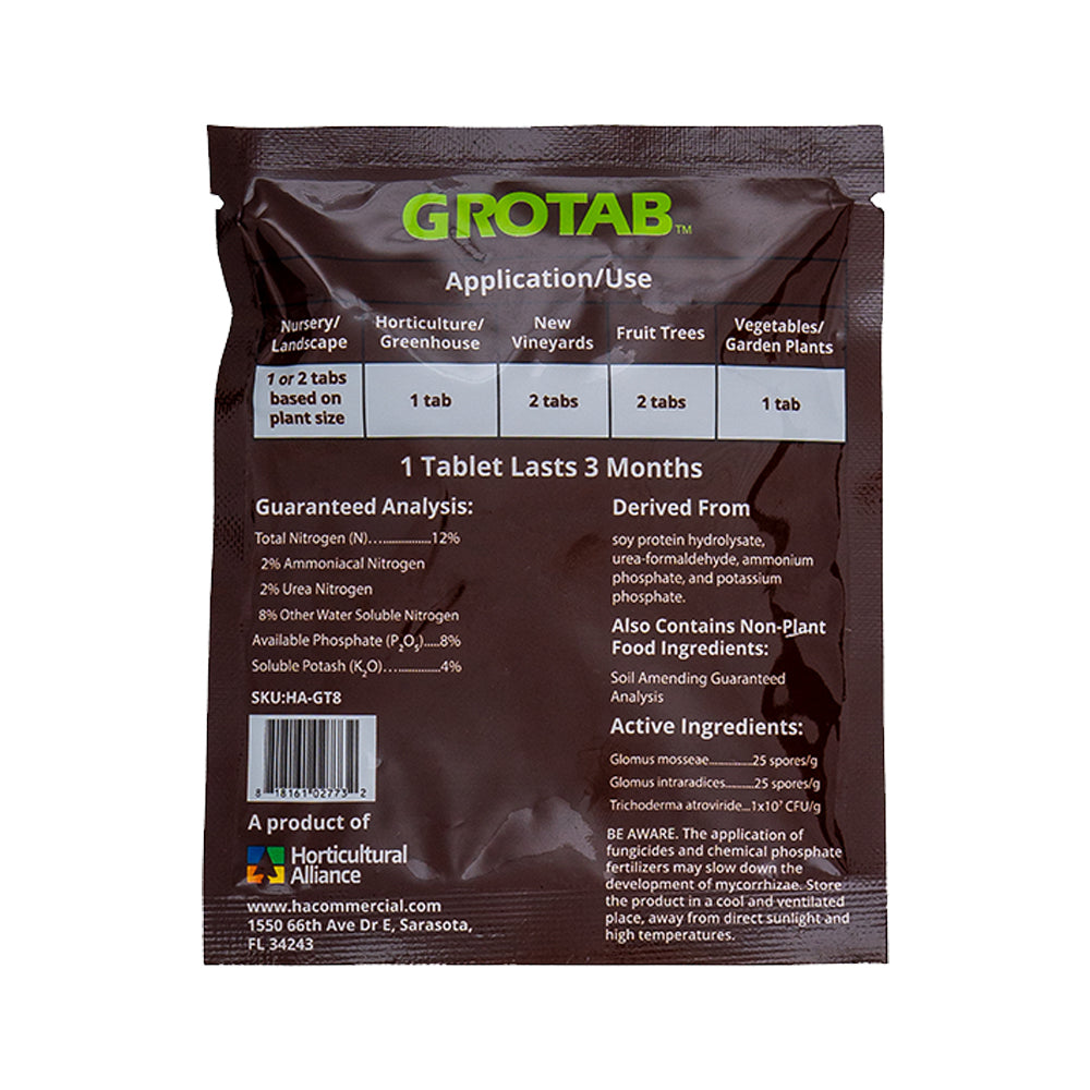 GROTAB 3-in-1 Plant Food Tablets