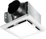 Bathroom Exhaust Fan with Light 110 CFM Quiet 6500K 800LM Household Ventilation Fan Light Combo,YYVTL14-110