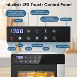 Food Dehydrator Machine 8 Tray Stainless Steel - Large Capacity Dehydrators for Food and Jerky, 600W Fruit Dehydrator