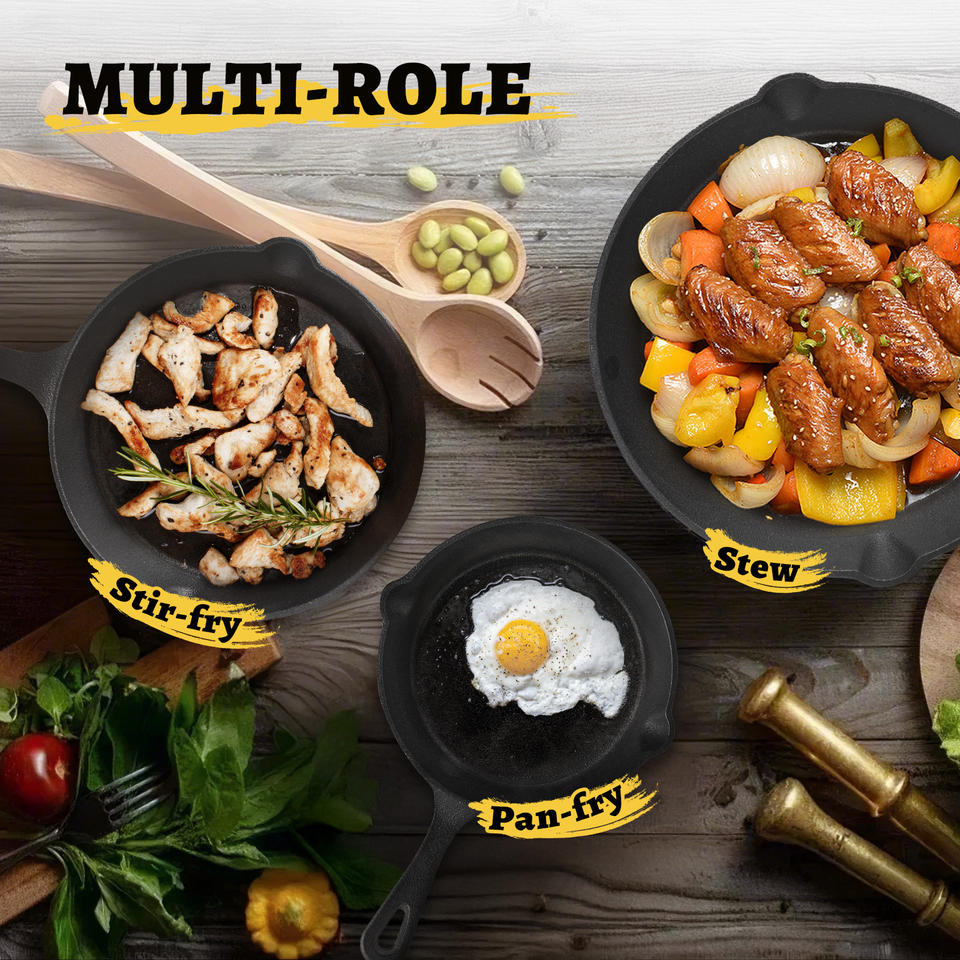 4.5QT Cast Iron Enameled Dutch Oven Lid Silicone Oven Mitts Non-Stick Bread Baking Pot PFOA/PTFE Free Durable Dishwasher Safe