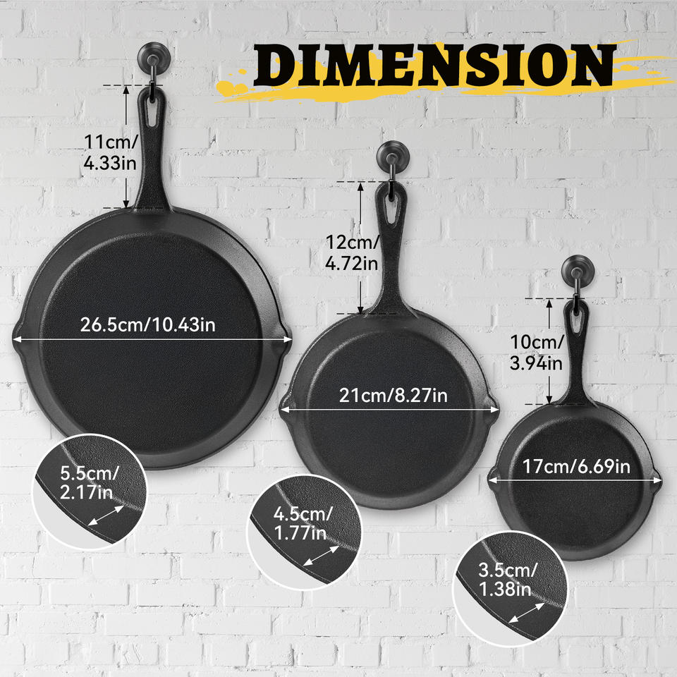 4.5QT Cast Iron Enameled Dutch Oven Lid Silicone Oven Mitts Non-Stick Bread Baking Pot PFOA/PTFE Free Durable Dishwasher Safe