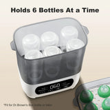 Baby Bottle Steamer and Dryer, Electric Steamer and Dryer for Baby Bottles, 4-in-1 Bottle Steamer and Dryer