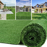 7*12 FT High Density Eco-Friendly Durable Plastic Artificial Grass Carpet Anti-Slip Surface Easy Installation Backyard