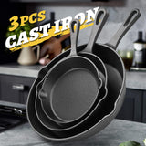 4.5QT Cast Iron Enameled Dutch Oven Lid Silicone Oven Mitts Non-Stick Bread Baking Pot PFOA/PTFE Free Durable Dishwasher Safe