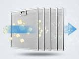 Wall Mount Range Hood 30 Inch Stainless Steel Chimney-Style Over Stove Vent Hood with LED Light, 3 Speed Exhaust Fan, 450 CFM