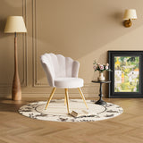 Velvet Adjustable Swivel Swivel Chair with Gold Metal Legs Steady Modern Design for Dining Hotel & Living Room Use