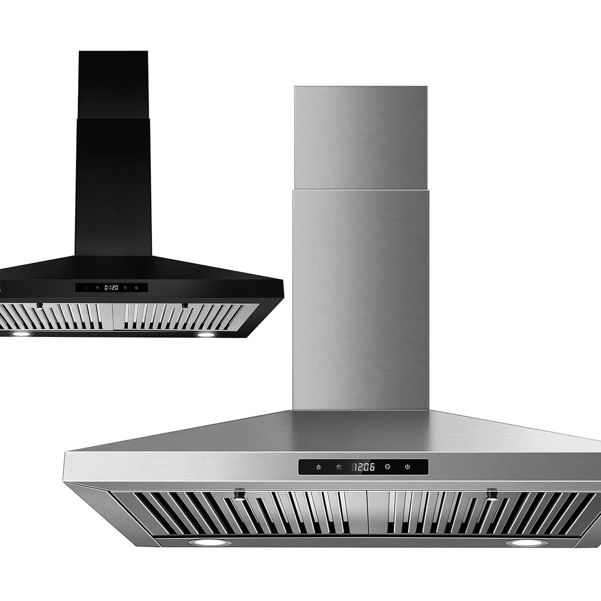 Range Hood 30 Inches,Stainless Steel Wall Mount Range Hood,Vent Hood 30 Inch W/Touch Control,Baffle Filters Kitchen Hood