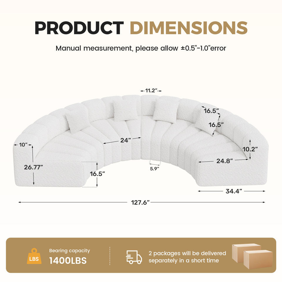 Luxurious Velvet Square Extendable Convertible Sofa Non-Assembly Ergonomic Back Support Sponge Apartment Mall Hotel Living Room
